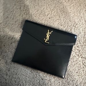 Black luxury pouch